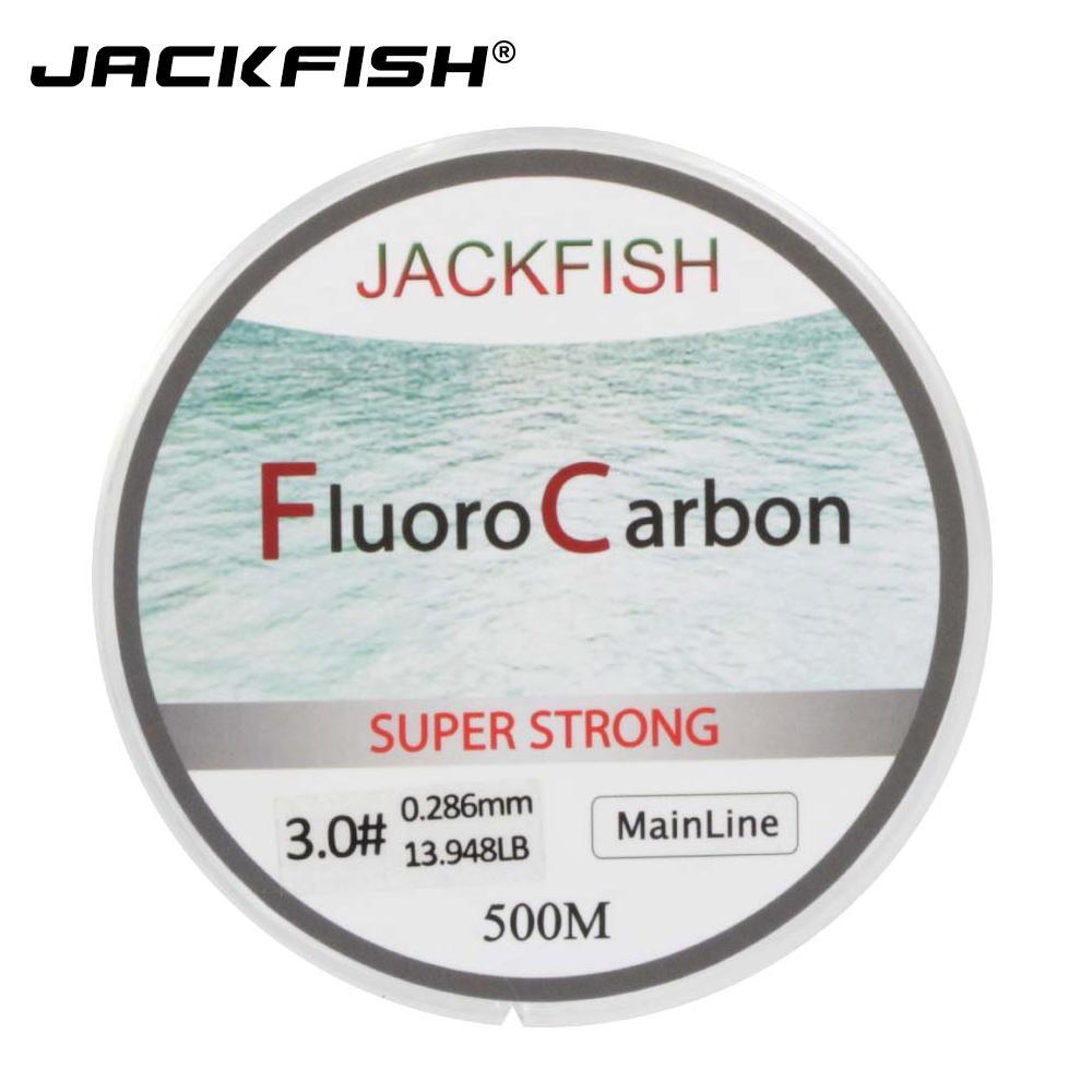 Jackfish Hot Sale 500M Fluorocarbon Fishing Line 5-32Lb Test Carbon Fiber Leader-Fishing Lines-DAGEZI Store-1.0-Bargain Bait Box