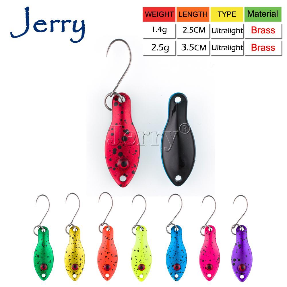 Jerry 1.4G,2.5G Ultralight Fishing Lures Wobbler Metal Bait Trout Lure –  Bargain Bait Box