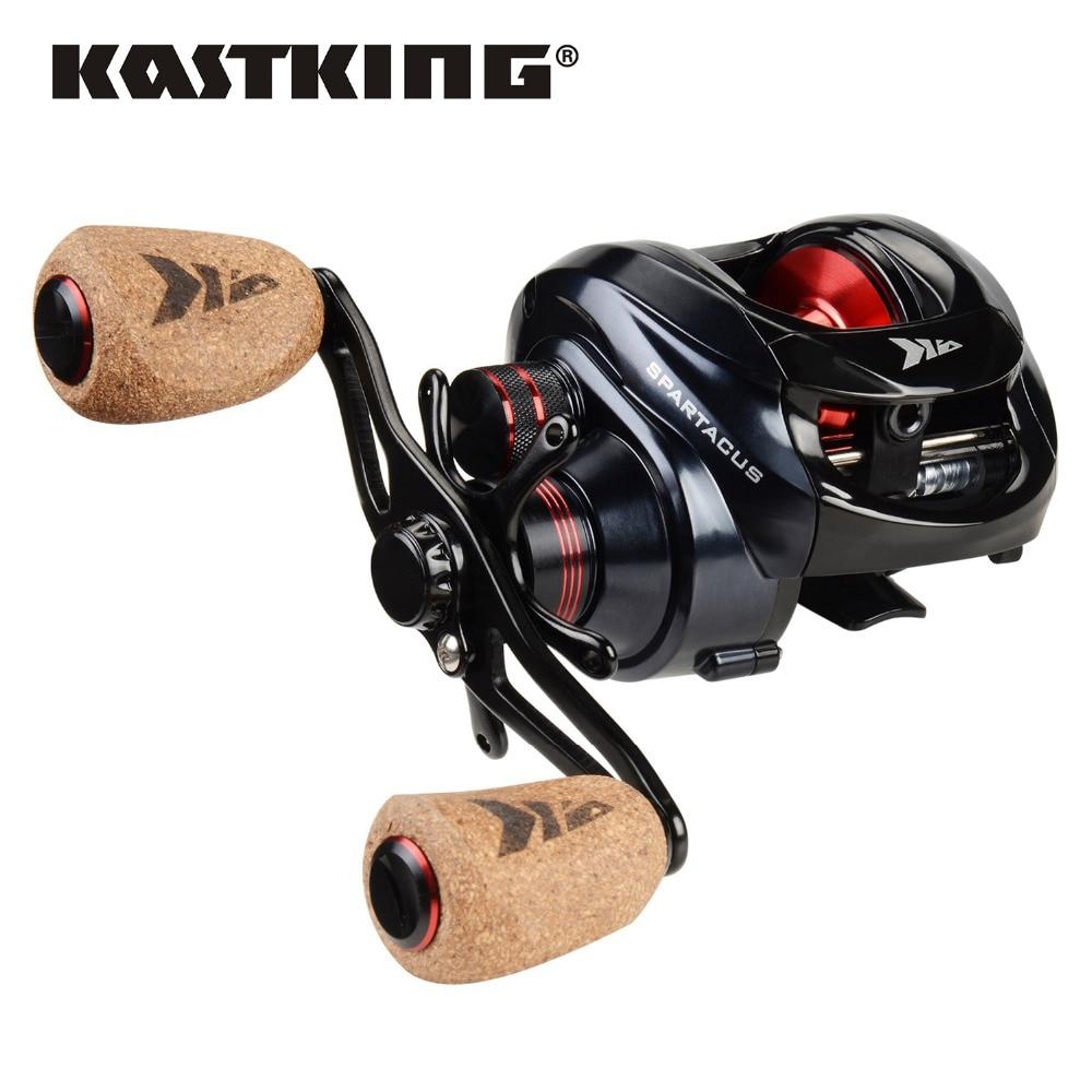  KastKing Spartacus II Baitcasting Reel, 6oz Ultralight Baitcaster  Reel, Super Smooth with 17.6 LB Carbon Fiber Drag, 7.2:1 Gear Ratio, 39mm  Palm Perfect Lower Profile Design,Stryker Green,Left Handed : Sports