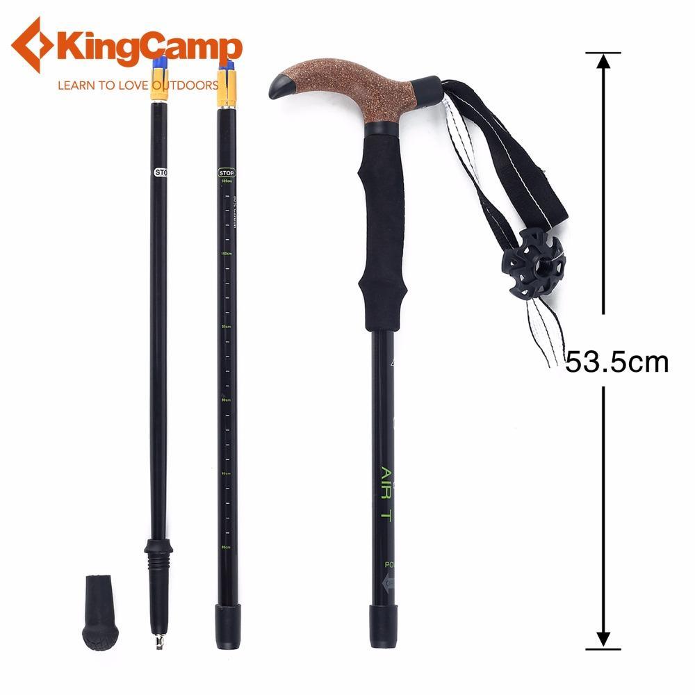 Kingcamp Walking Stick 3 Section Cane Hiking Sticks Telescopic