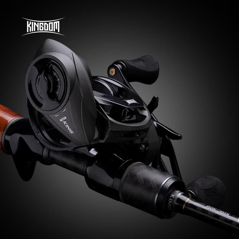 Kingdom Kingpro Fishing Reels Carbon Fiber Ultralight 205Kg Magnetic Brake