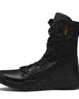 Lanti Kast Men Hiking Boots Autumn Outdoor Military Boots Men High Top Popular-LANTI KAST Official Store-Black-7-Bargain Bait Box