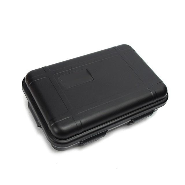 Large Outdoor Waterproof Shockproof Airtight Survival Case Container Storage-happyeasybuy01-Black-Bargain Bait Box