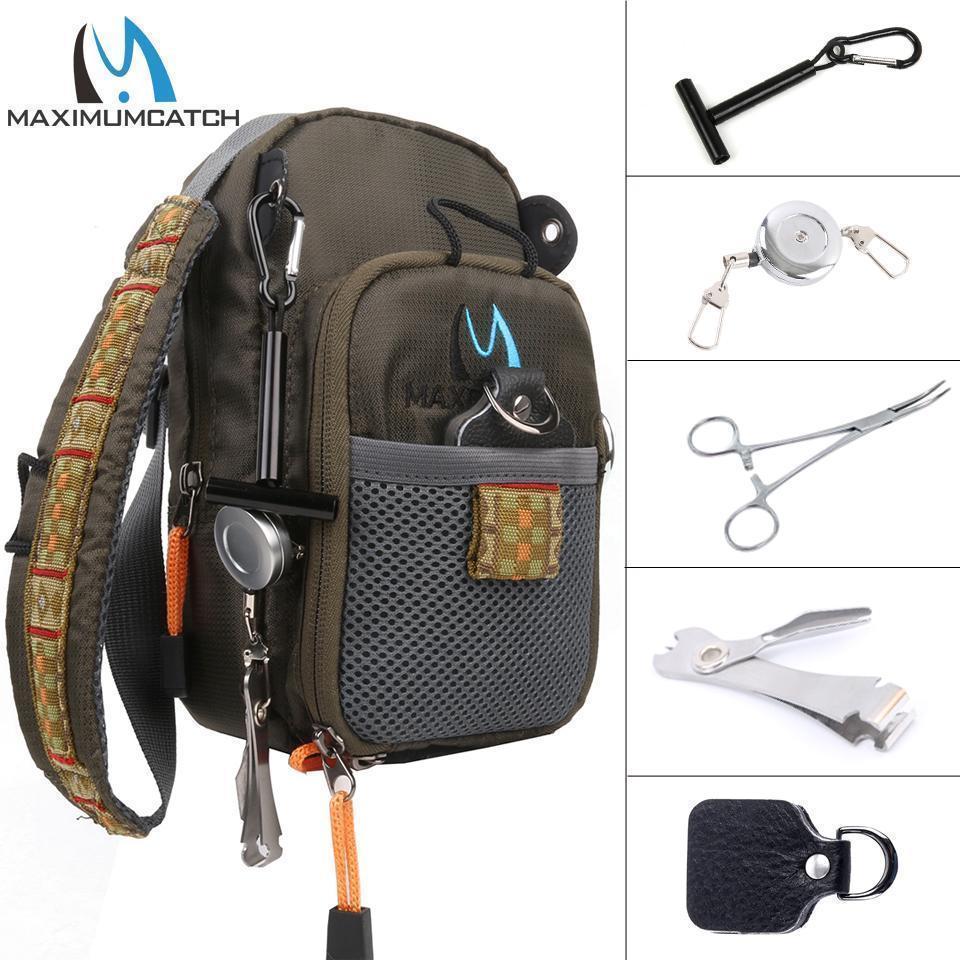Maximumcatch Fly Fishing Bag Fishing Chest Pack Fly Bag With Five