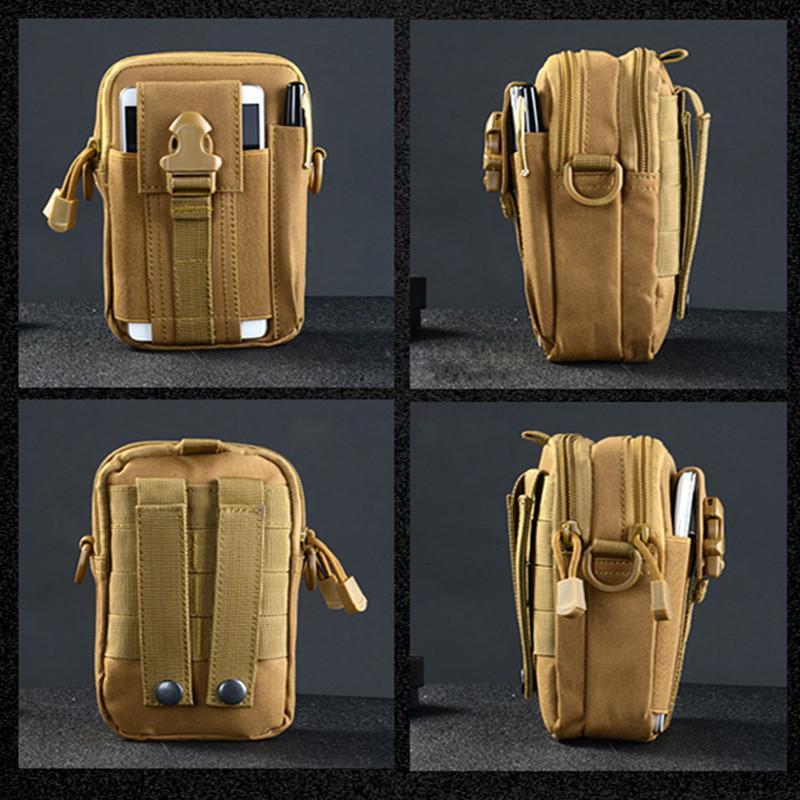 Tactical Mini Molle Pouch Belt Bag Fanny Pack Mobile Phone Cover