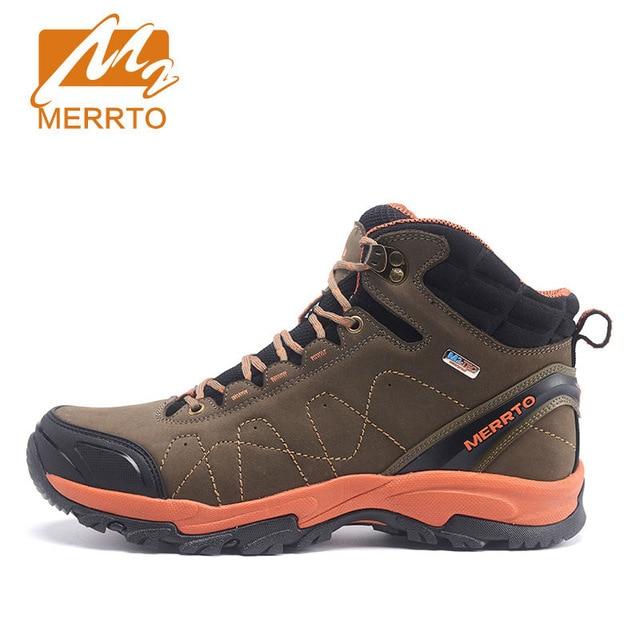 Merrto Man Outdoor Hiking Shoes Athletic Trekking Boots Climbing Walking-Hiking Shoes-MERRTO Official Store-Brown-6.5-Bargain Bait Box