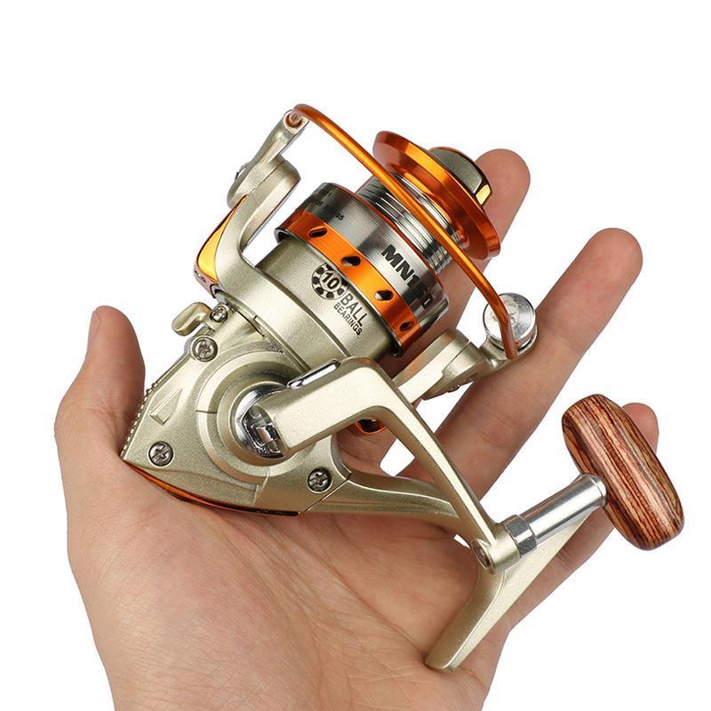 Metal Spool Mini Fishing Reel 5.2:1 Fishing Cheap Spinning Reels
