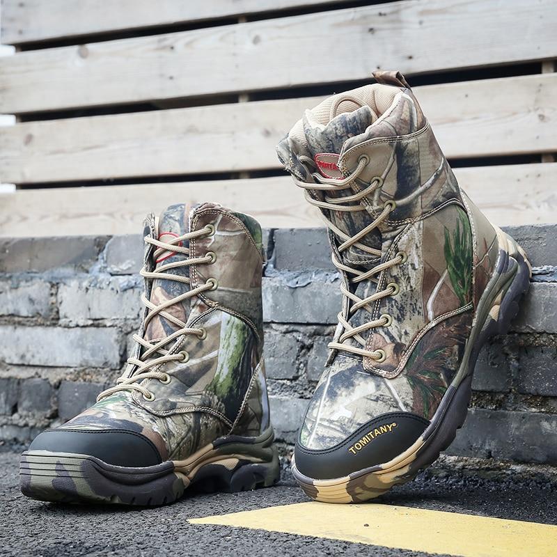 Military Army Men Boots Winter Lace Up Waterproof Combat Ankle Tactical Snow-Work & Safety Boots-Chun Du Factory Store-6-Bargain Bait Box