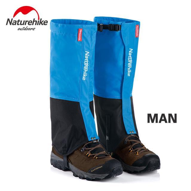 Naturehike 1Pair Leg Warmers Leg Hiking Gaiters Waterproof Winter Outdoor-Naturehike Speciality Store-Man Light Blue 01-Bargain Bait Box