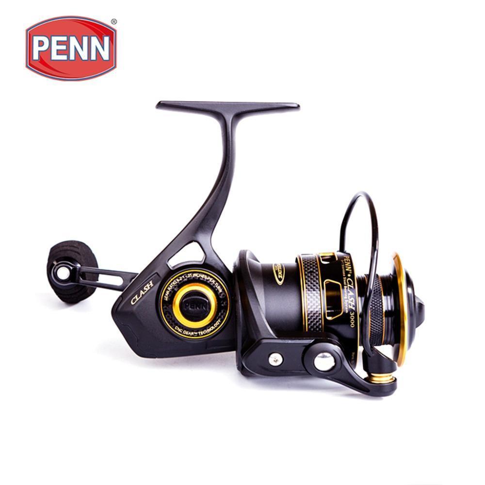Original Penn Clash Cla 3000-8000 Spinning Fishing Reel 8+1Bb Full Metal  Body