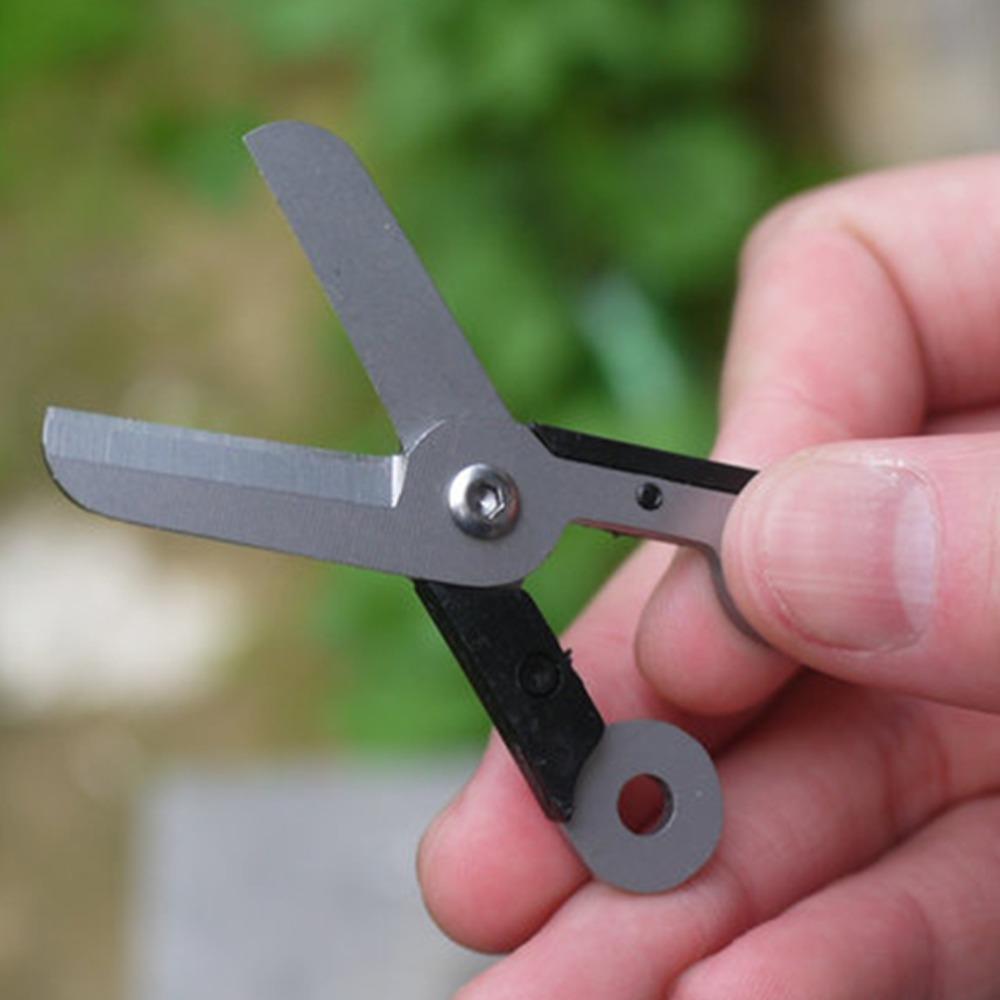 Mini Stainless Steel Folding Scissors, Keychain Fishing Scissors, Diy  Portable Outdoor Travel Camping Pocket Cutter Tool - Temu Philippines