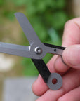 Outdoor Mini Stainless Steel Scissors Pocket Survival Tool With Key Chain-YKS sport Shop-Bargain Bait Box