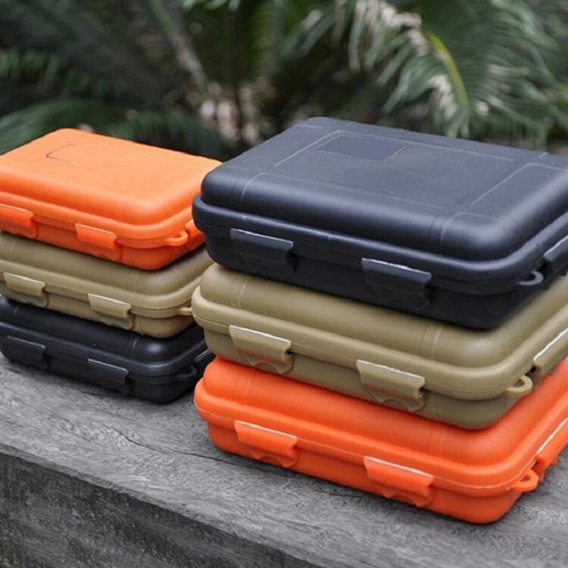 Outdoor Shockproof Waterproof Boxes Survival Airtight Case Holder
