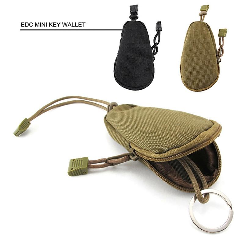 Tactical Coin Purse Keychain Molle Pouch for Men Small Wallet EDC