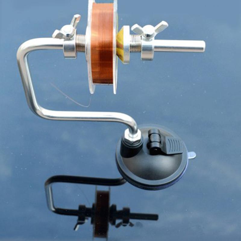 Portable Fishing Line Winder Reel Spool Spooler System Tackle Aluminum