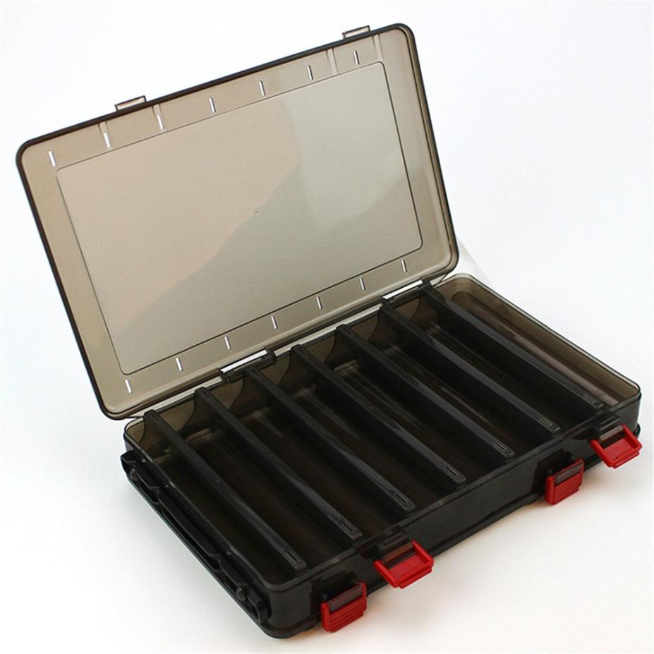 Portable Outdoor Fishing Gear Baits Box Double-Sided Storage