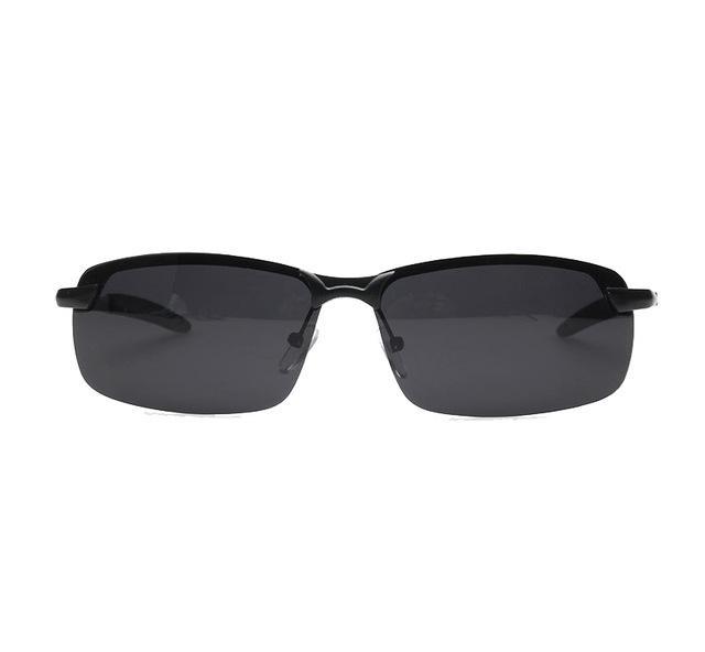 Professional Military Men Polarized Sunglasses Half Frame Night Version-KingShark Pro Outdoor Sporte Store-Black-Bargain Bait Box