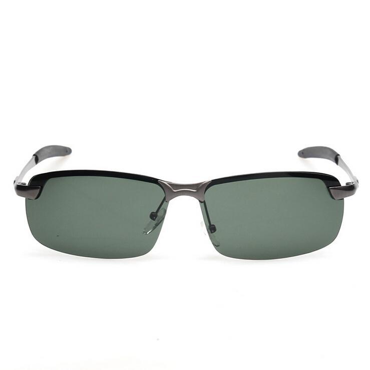 Professional Military Men Polarized Sunglasses Half Frame Night Version-KingShark Pro Outdoor Sporte Store-Black Green-Bargain Bait Box