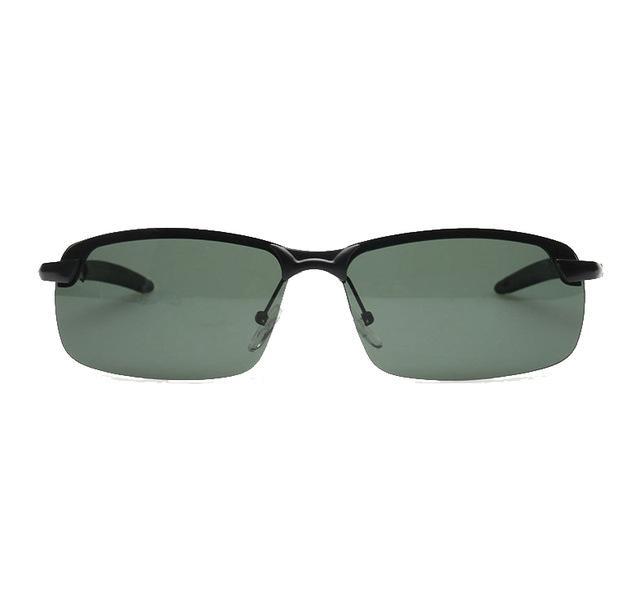 Professional Military Men Polarized Sunglasses Half Frame Night Version-KingShark Pro Outdoor Sporte Store-Black Green-Bargain Bait Box