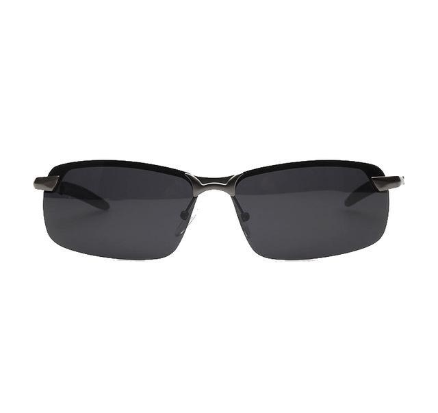 Professional Military Men Polarized Sunglasses Half Frame Night Version-KingShark Pro Outdoor Sporte Store-Grey Black-Bargain Bait Box
