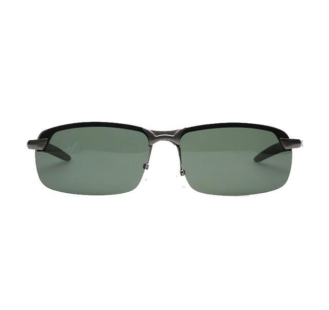 Professional Military Men Polarized Sunglasses Half Frame Night Version-KingShark Pro Outdoor Sporte Store-Grey Green-Bargain Bait Box