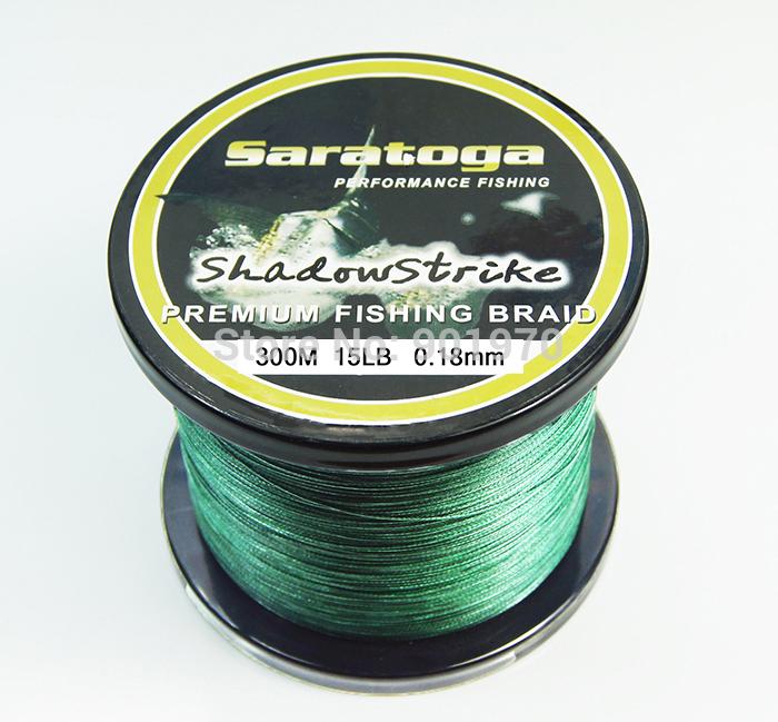 Saratoga Brand 8 Strand 300M 15Lb 0.18Mm Moss Green Braid Fishing Li –  Bargain Bait Box