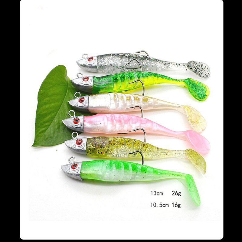 Soft Wobblers Jig Trout Swimbaits 16G 26G Shad Paddle Tail Artificial Bait