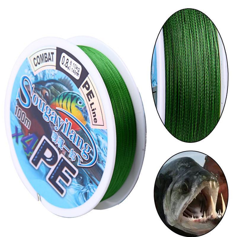 Cheap SOUGAYILANG 4-Strand Fishing Line 150M 0.10MM-0.40MM 100% PE Durable  Wire Floating Line Strong Line Pesca Braided Fishing Lines