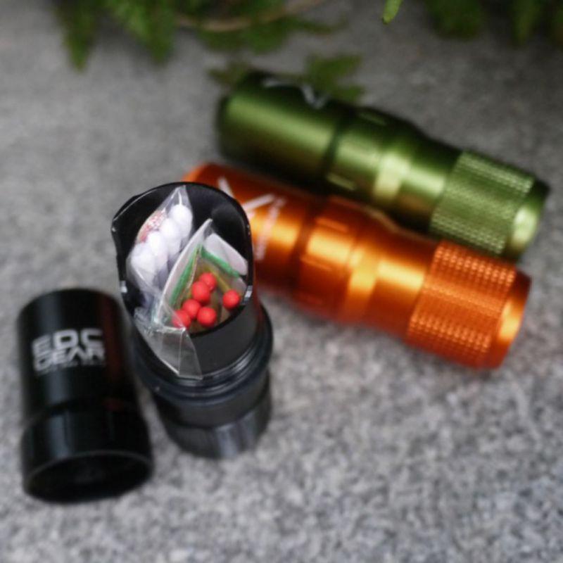 Survival Waterproof Pill / Matchbox Container W Outdoor Camping Trekking-Yue Che Store-Green-Bargain Bait Box