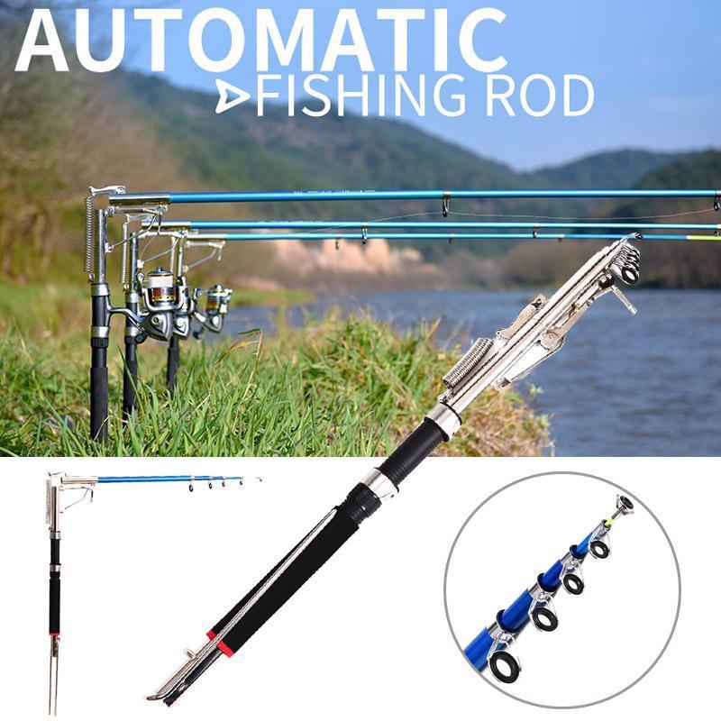 Telescopic Automatic Sensitive Spinning Fishing Rod 2.1 / 2.4 / 2.7 M Lake  River
