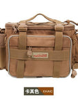 Trulinoya 40 * 15 * 19Cm Fishing Bag Multi-Function Fishing Tackle Bag-Tackle Bags-Bargain Bait Box-KHAKI-Bargain Bait Box