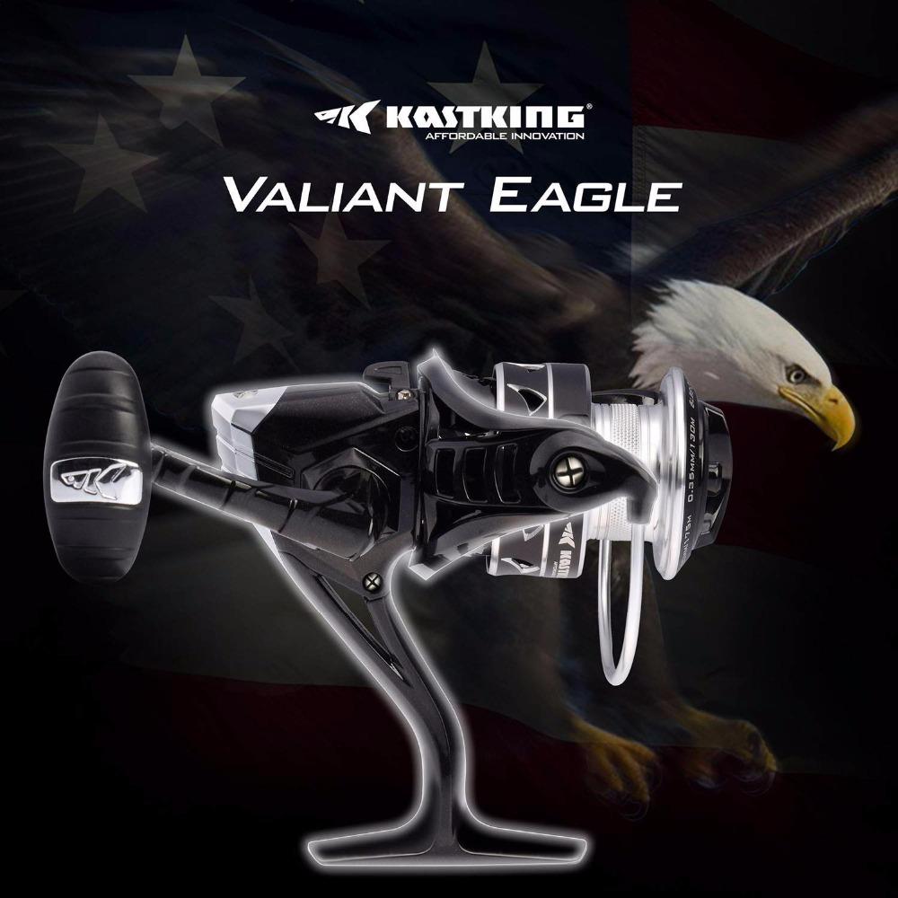 Valiant Eagle Spinning Reel, 6.2:1 High Speed Gear Ratio Carbon Fiber Frame  