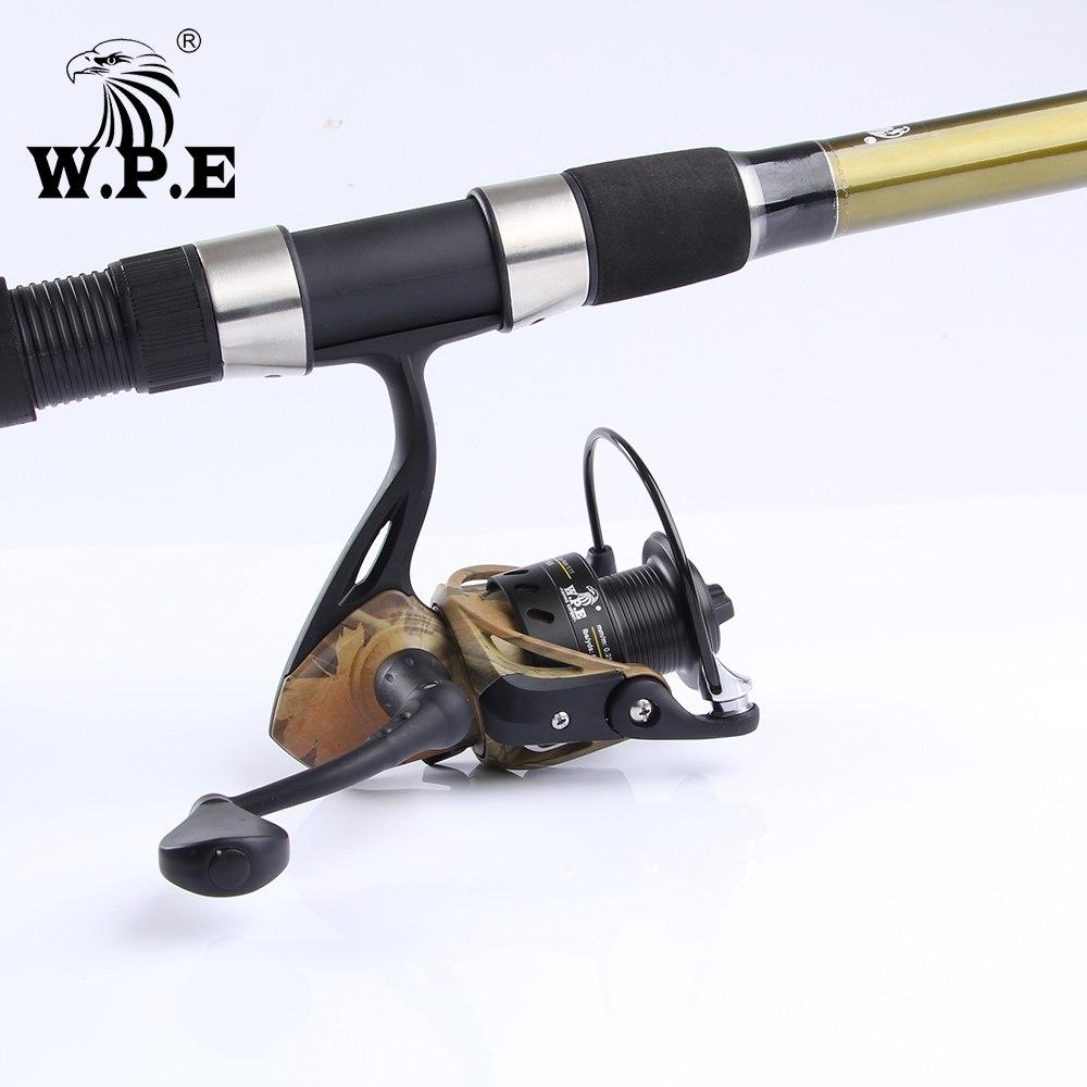 W.P.E Camou Spinn Water Resistant Carbon Drag Spinning Reel With