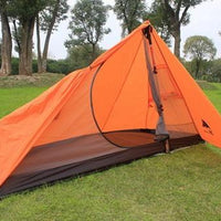 0.65Kg 3F Ul Gear Rodless Tent Ultralight 15D Silicone Single Person Camping-Mount Hour Outdoor Co.,Ltd store-Orange-Bargain Bait Box