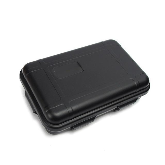 0.95L Outdoor Plastic Waterproof Survival Storage Box Case Large Size Shockproof-Bluenight Outdoors Store-Black-Bargain Bait Box
