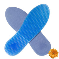 1 Pair Men Women Soft Silicone Gel Honeycomb Foot Massaging Insoles Hiking-DreaMAXports Store-38-Bargain Bait Box