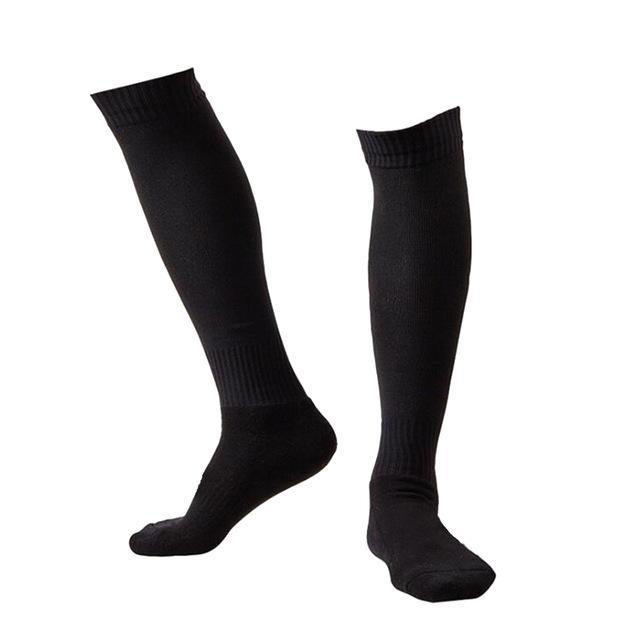 1 Pair Men &amp; Women Stocking For Running Football Soccer Over Knee Socks Hiking-Daily Show Store-Black-Bargain Bait Box