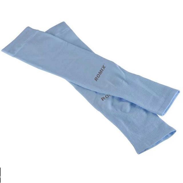 1 Pair Unisex Uv Protector Cooling Arm Sleeves Solid Quick Dry Light And Thin-Arm Sleeves-Bargain Bait Box-Blue-One Size-Bargain Bait Box