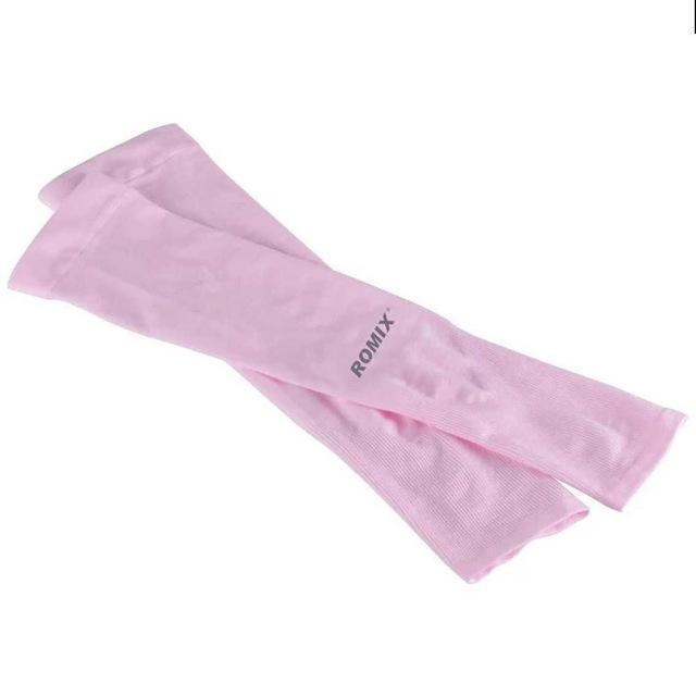 1 Pair Unisex Uv Protector Cooling Arm Sleeves Solid Quick Dry Light And Thin-Arm Sleeves-Bargain Bait Box-Pink-One Size-Bargain Bait Box