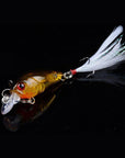 1 Pcs 4.5Cm/4.5G Wobble Fishing Lures Crankbait Bass Wobbler Tackle Hook For-ZGTN Fishing Store-1-Bargain Bait Box
