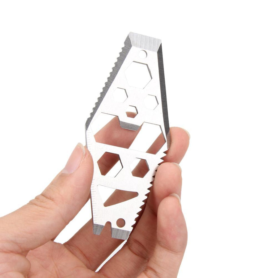 1 Pcs Multifunction Tool Edc Opener Wrench Stainless Steel Key Chain Outdoor-Splendidness-Bargain Bait Box