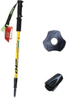 1 Pcs Pioneer Anti Shock Nordic Walking Stick Telescopic Adjustable Trekking-PIONEER Official Store-yellow-Bargain Bait Box