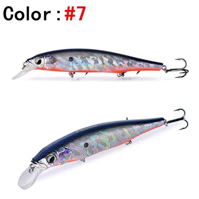 1 Pcs Thetime Brand Th110 Floating Phantom Mninow Lures 110Mm/19G Artificial-The Time Outdoor Franchise Store-Color 7-Bargain Bait Box