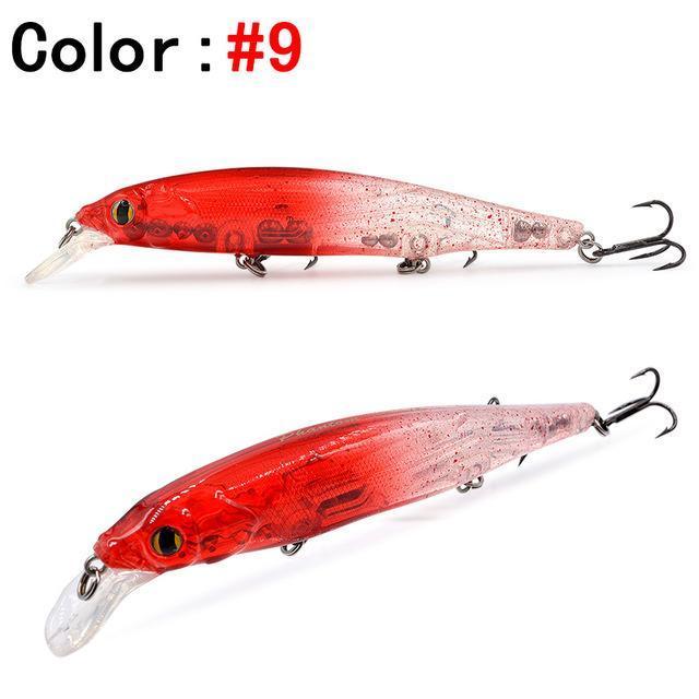 1 Pcs Thetime Brand Th110 Floating Phantom Mninow Lures 110Mm/19G Artificial-The Time Outdoor Franchise Store-Color 9-Bargain Bait Box