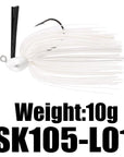 1 Piece Seaknight Sk105 106 Fishing Spinner Bait 10G/14G Jig Lead Head Hooks-Bass Jigs-Bargain Bait Box-1 Piece SK105 L01-Bargain Bait Box