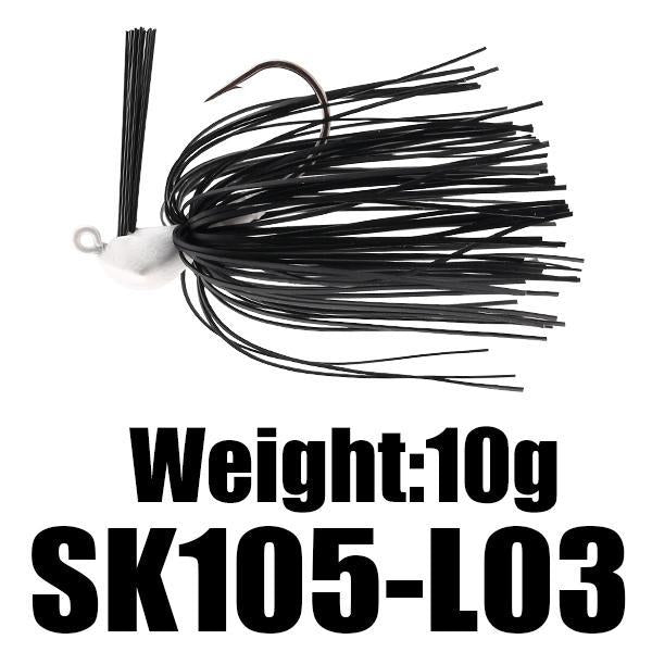 1 Piece Seaknight Sk105 106 Fishing Spinner Bait 10G/14G Jig Lead Head Hooks-Bass Jigs-Bargain Bait Box-1 Piece SK105 L03-Bargain Bait Box