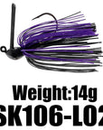 1 Piece Seaknight Sk105 106 Fishing Spinner Bait 10G/14G Jig Lead Head Hooks-Bass Jigs-Bargain Bait Box-1 Piece SK106 L02-Bargain Bait Box