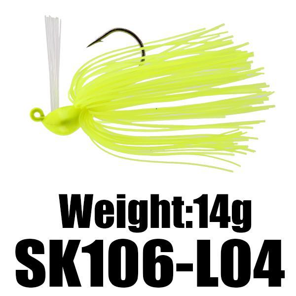 1 Piece Seaknight Sk105 106 Fishing Spinner Bait 10G/14G Jig Lead Head Hooks-Bass Jigs-Bargain Bait Box-1 Piece SK106 L04-Bargain Bait Box