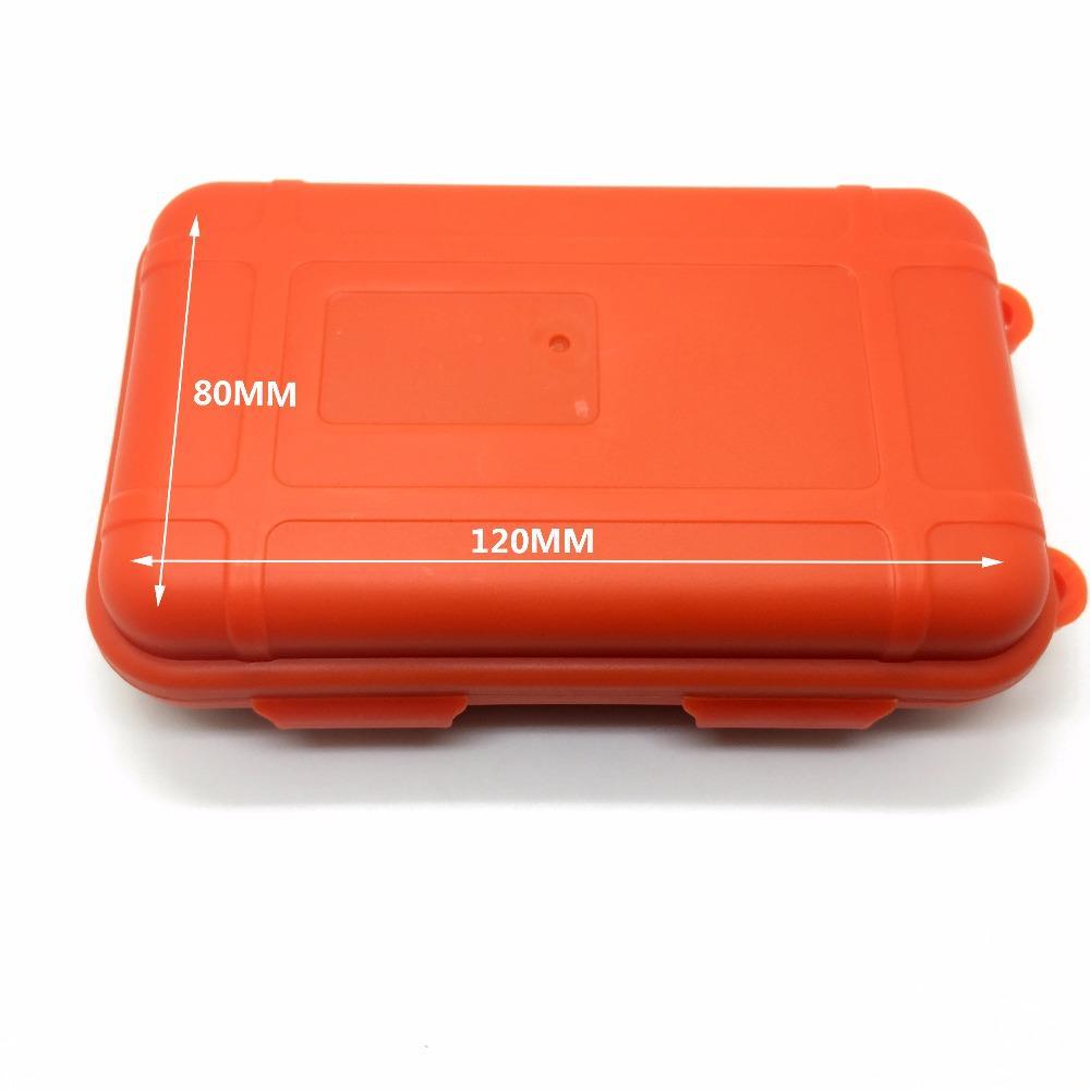 1 Set Outdoor Emergency Equipment Sos Kit First Aid Box Supplies Field Self-Help-Extreme outdoors Store-Orange-Bargain Bait Box