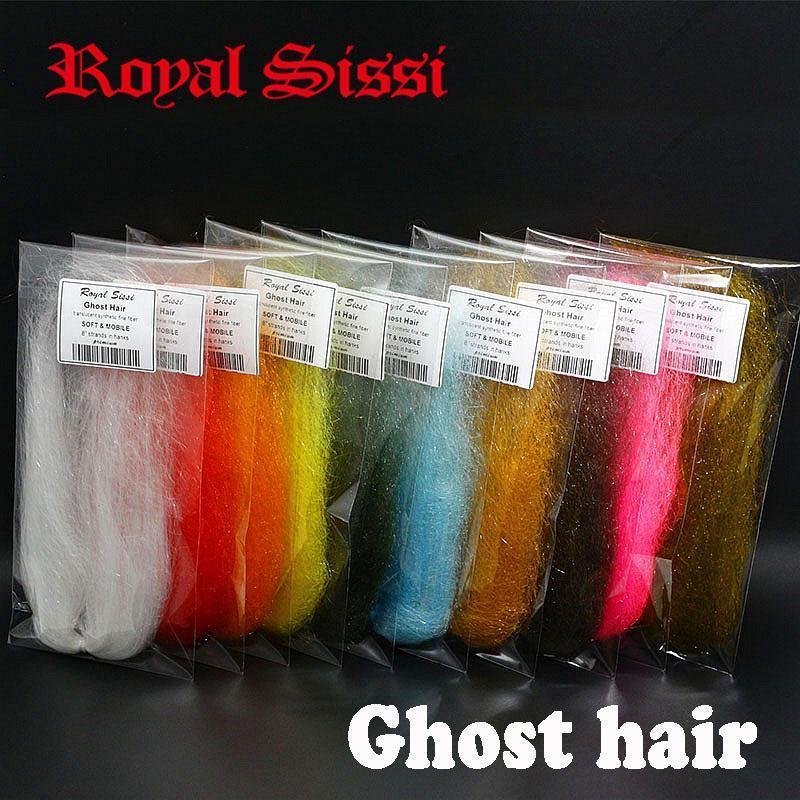 10 Colors Fly Tying Ghost Hair Fine Translucent Synthetic Hair Highly Mobile Fly-Fly Tying Materials-Bargain Bait Box-5 bright color-Bargain Bait Box